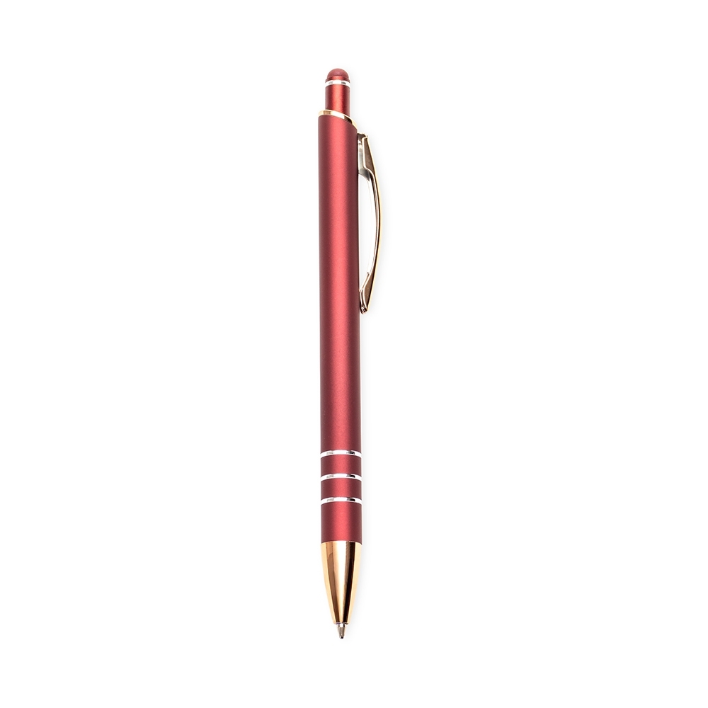 CANETA DE METAL TOUCH SPX-08161TC-VIN/COB NA COR VERMELHO