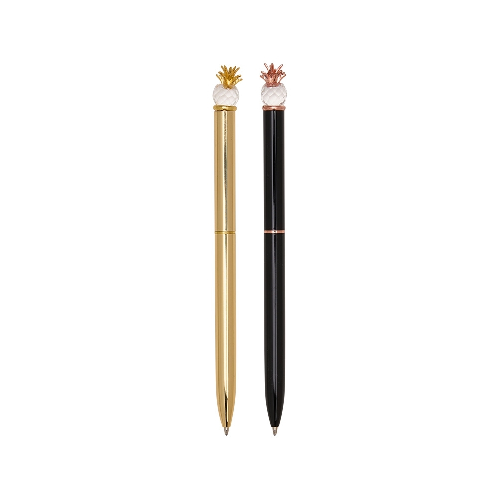 CANETA METAL ABACAXI SPX-P$15401-MIS/MIS NA COR AMARELO