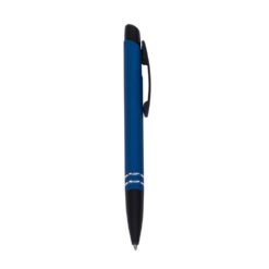 CANETA SEMI - METAL C/ 2 ANEIS  SPX-P@13716-AZU NA COR AZUL