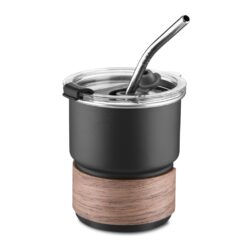 COPO INOX 250ML SPX-15356-PRE NA COR PRETO