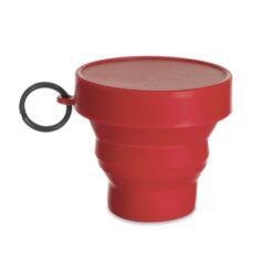 COPO RETRÁTIL EMBORRACHADO SPX-P@14273-VM NA COR VERMELHO