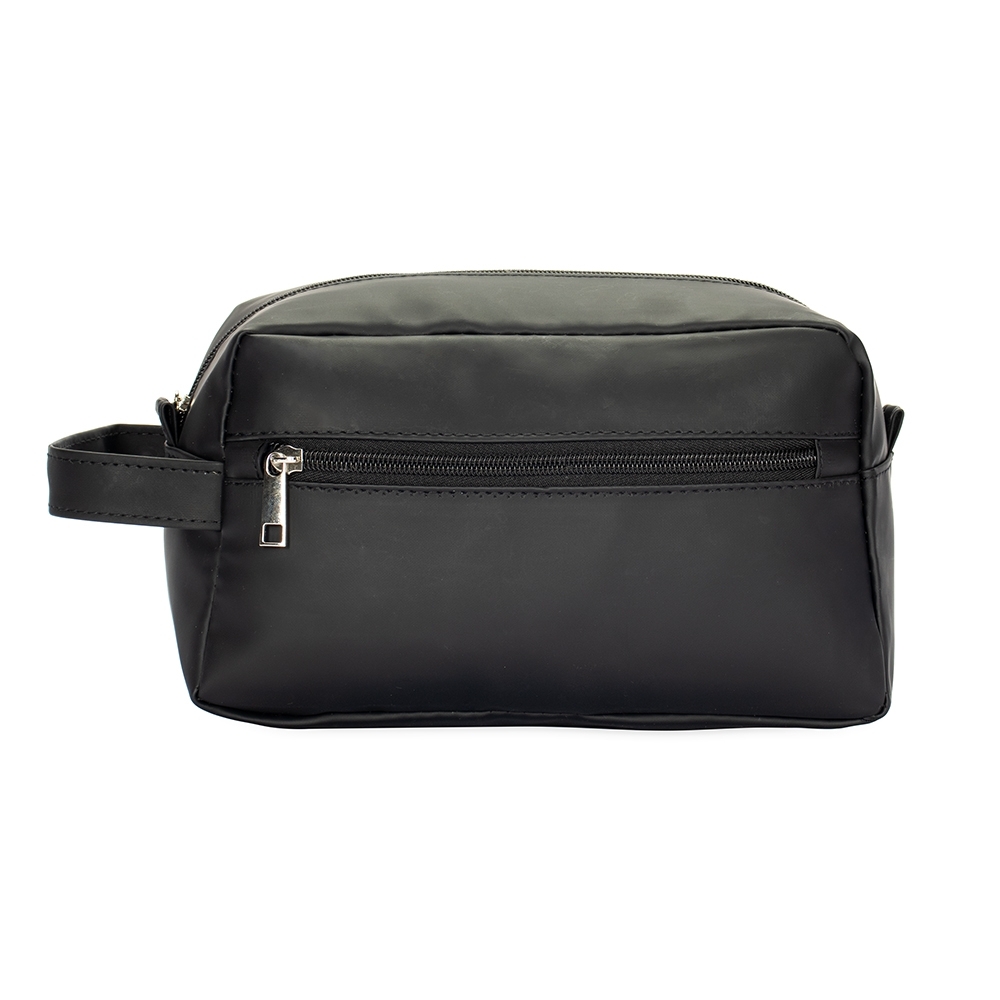 NÉCESSAIRE COURO SINTÉTICO SPX-19019-PRE NA COR PRETO