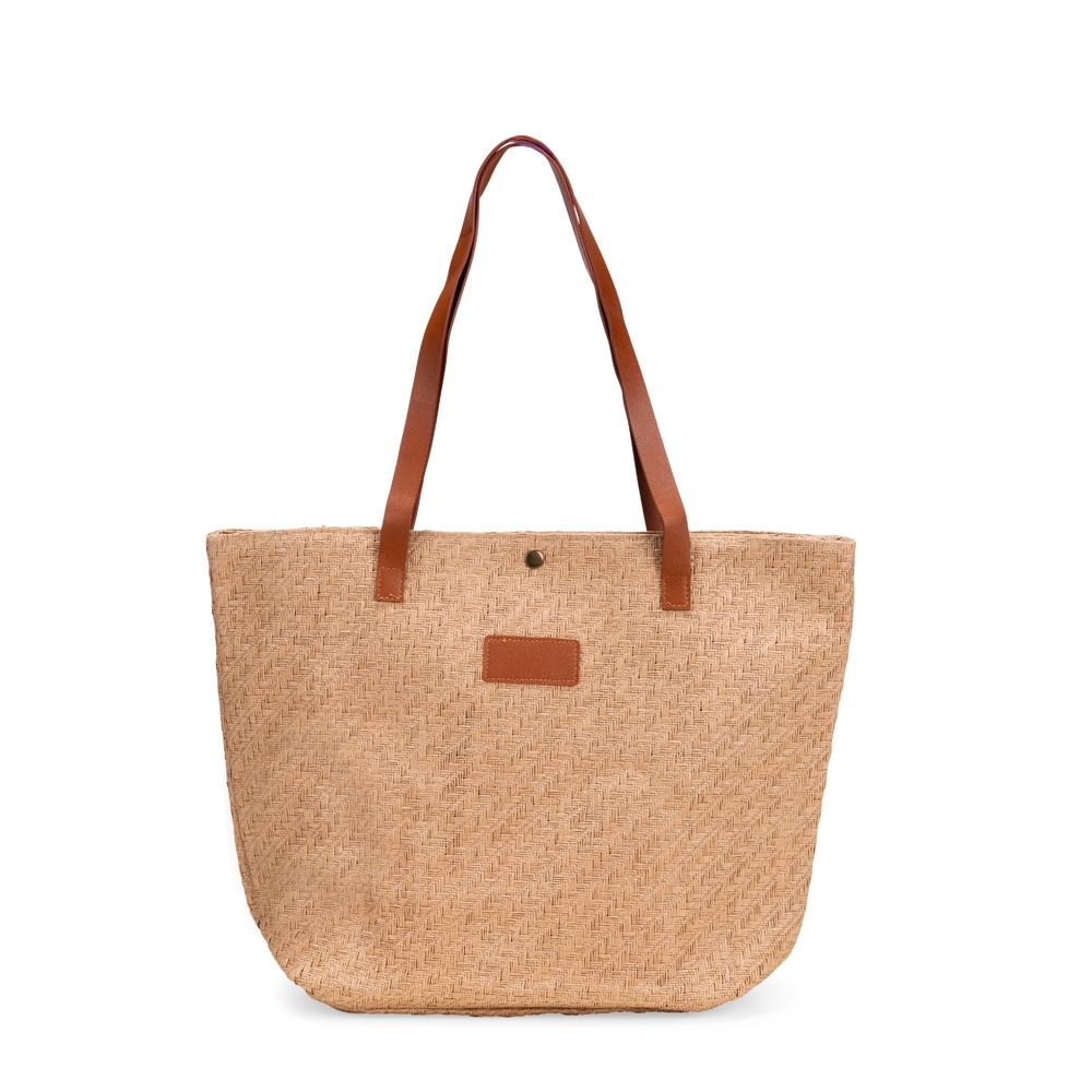BOLSA PALHA TRANÇADA SPX-09177-MAC NA COR MARROM