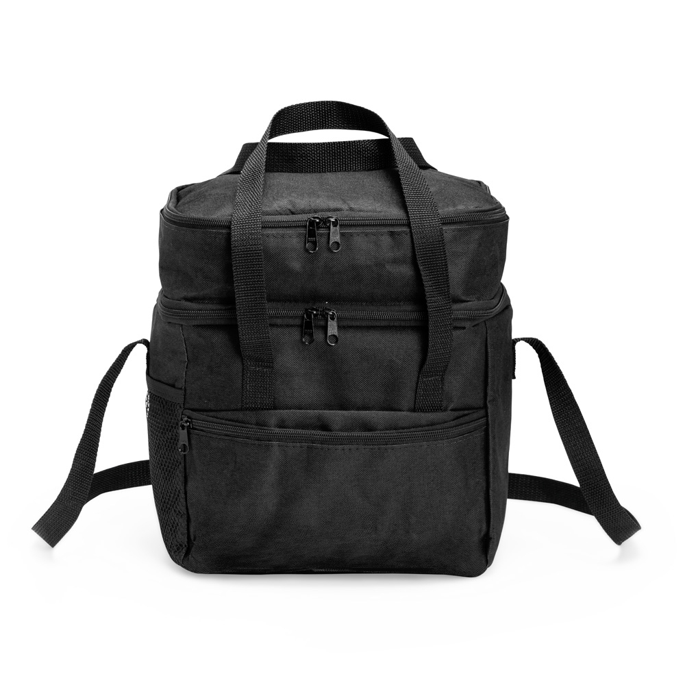 BOLSA TÉRMICA DUPLA 14L SPX-15411-PRE NA COR PRETO