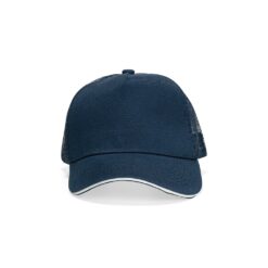 BONÉ POLIÉSTER ABA CURVA COM TELA SPX-09353-AZE NA COR AZUL