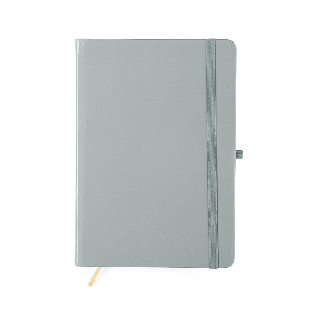 CADERNETA LAMINADA SEM PAUTA SPX-15460S-CIN NA COR CINZA