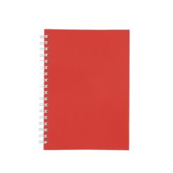 CADERNO CAPA FOSCA COM PAUTA SPX-15466F-VM NA COR VERMELHO
