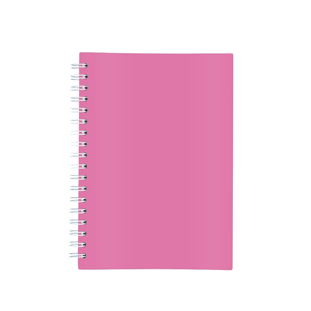 CADERNO LAMINADO COM PAUTA SPX-15466-ROS NA COR ROSA