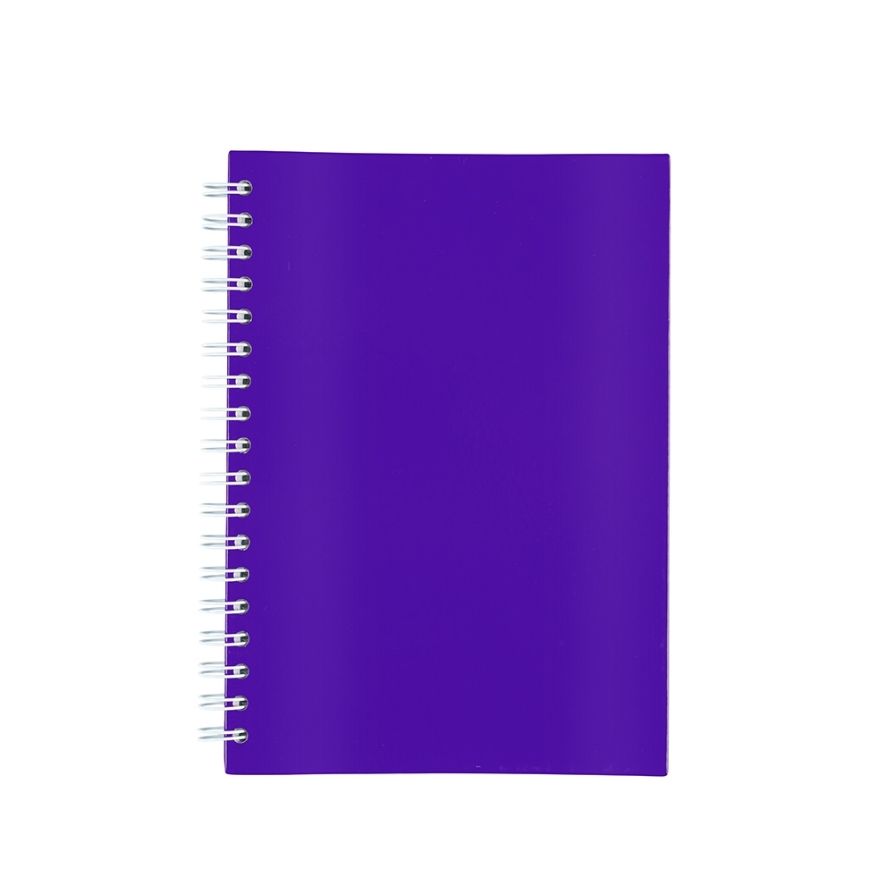 CADERNO LAMINADO COM PAUTA SPX-15466-AZU NA COR AZUL