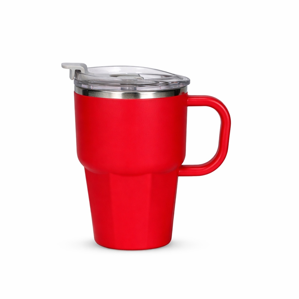 CANECA PAREDE DUPLA 550ML SPX-09227-VM NA COR VERMELHO
