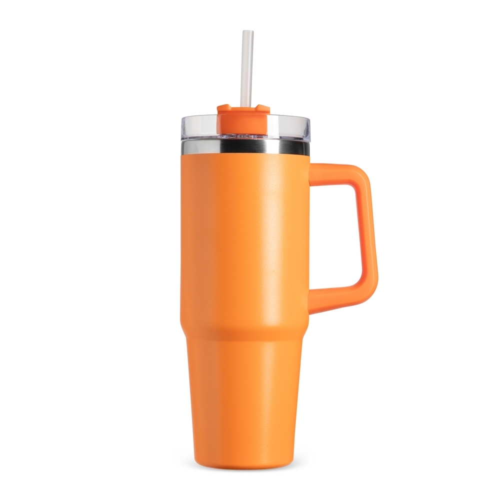 CANECA TÉRMICA 900ML SPX-09195-LAR NA COR LARANJA
