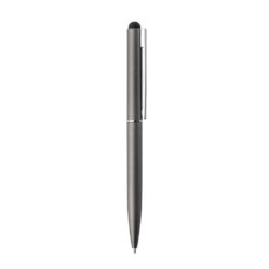 CANETA METAL TOUCH SPX-15408-CIN NA COR CINZA