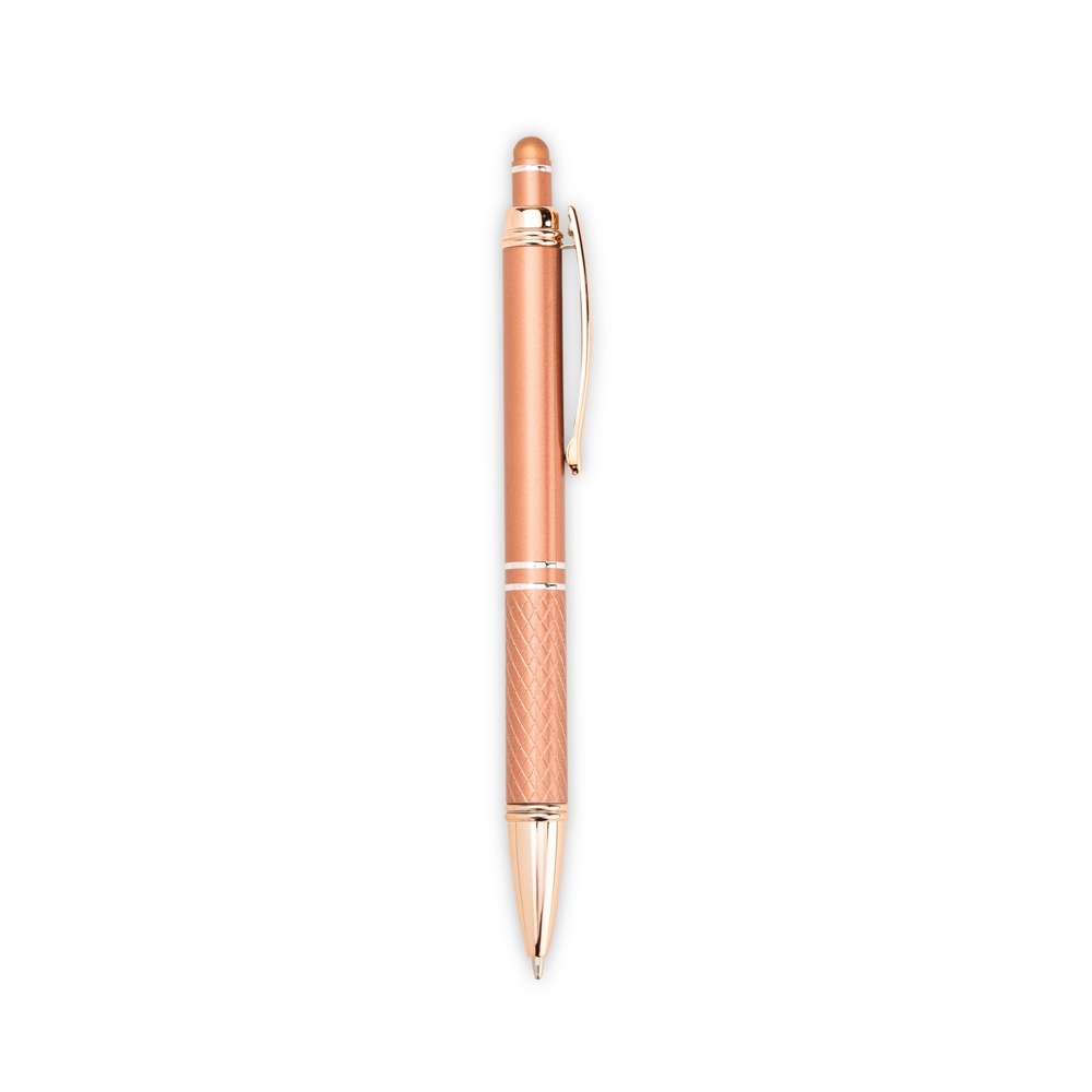 CANETA METAL TOUCH SPX-09271-ROE NA COR ROSA