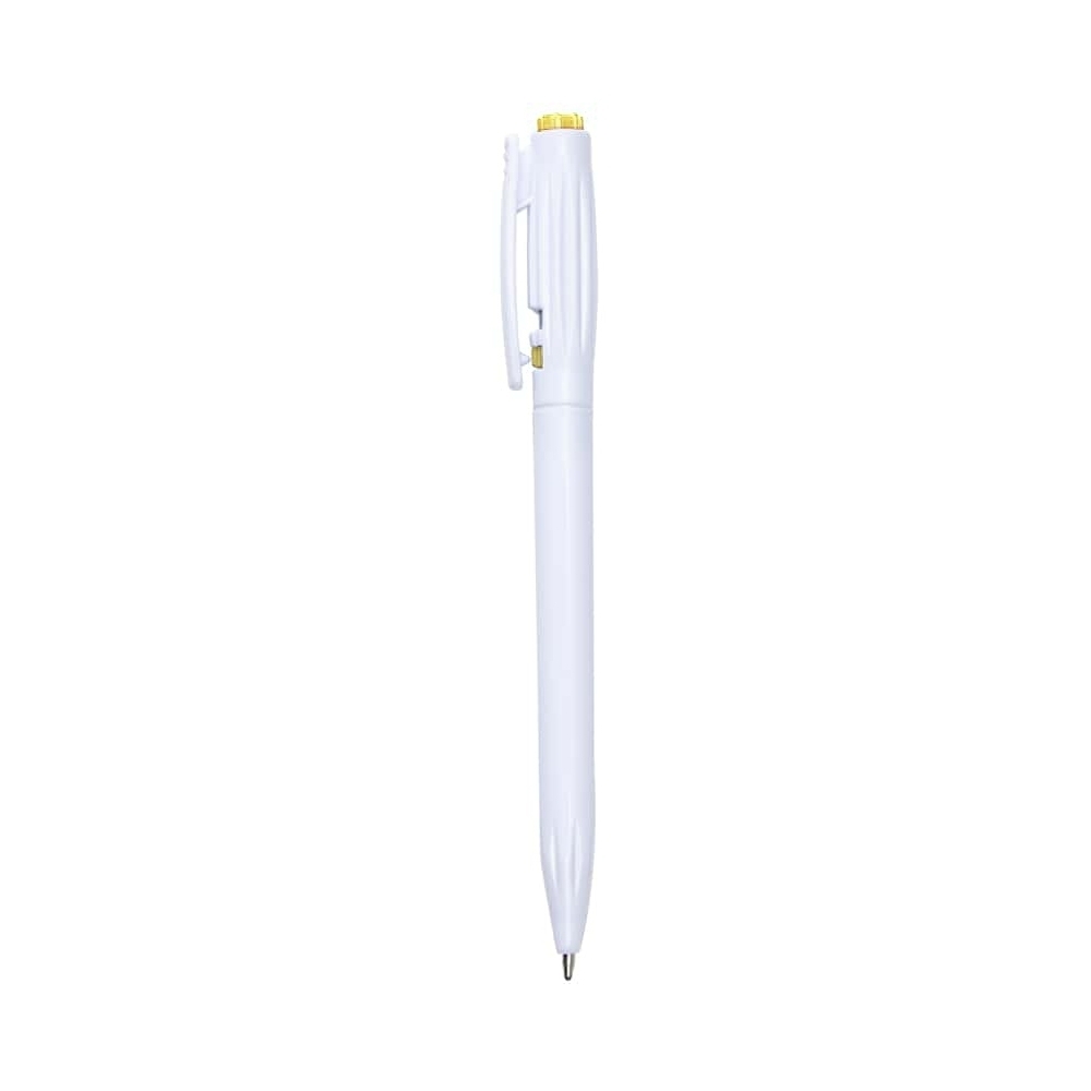 CANETA PLÁSTICA SPX-06161C*CP*-BCO/AMA NA COR BRANCO