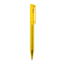 CANETA PLÁSTICA SPX-13630T-AMA NA COR AMARELO