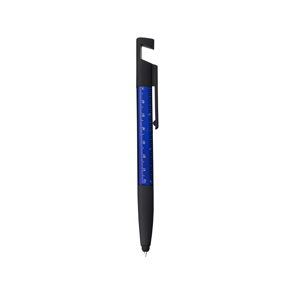 CANETA PLÁSTICA MULTIFUNÇÕES SPX-09173-AZU NA COR AZUL