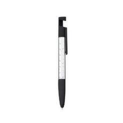 CANETA PLÁSTICA MULTIFUNÇÕES SPX-09173-PRA NA COR PRATA