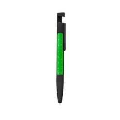 CANETA PLÁSTICA MULTIFUNÇÕES SPX-09173-VD NA COR VERDE