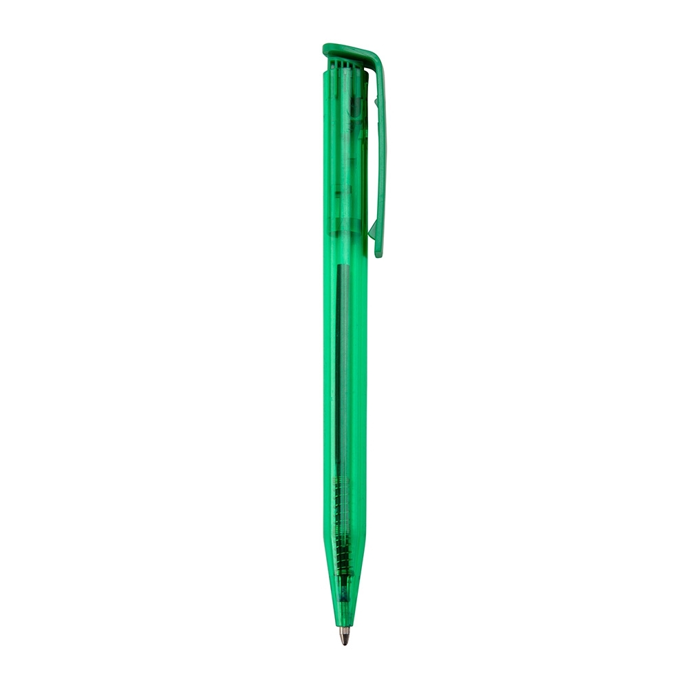 CANETA PLÁSTICA SPX-13630T-VD NA COR VERDE