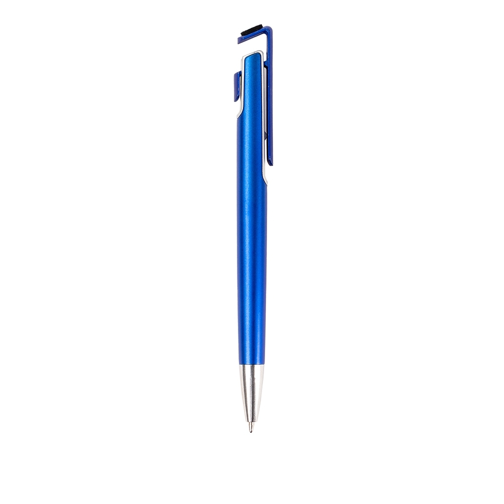 CANETA PLÁSTICA COM SUPORTE PARA CELULAR SPX-12412-AZU/PRA NA COR VERDE