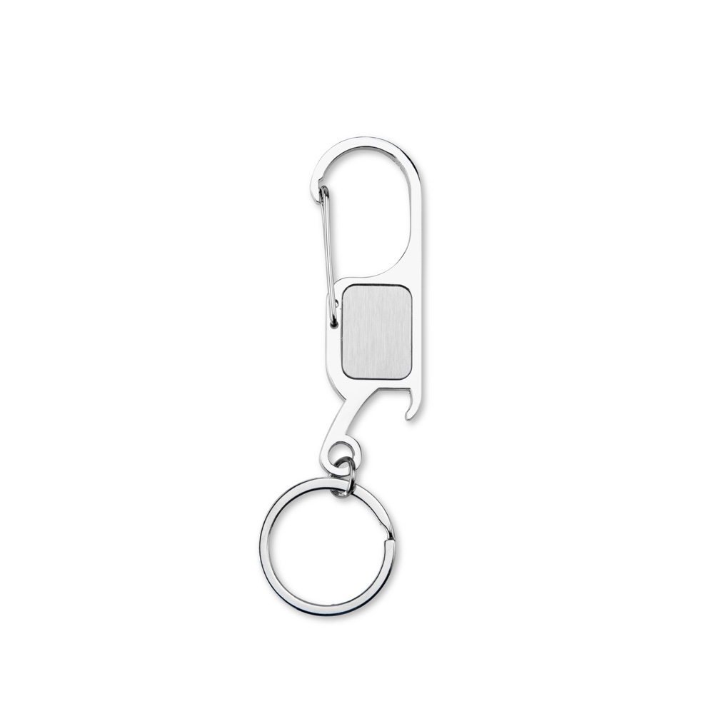 CHAVEIRO METAL SPX-19157-PRA NA COR PRATA