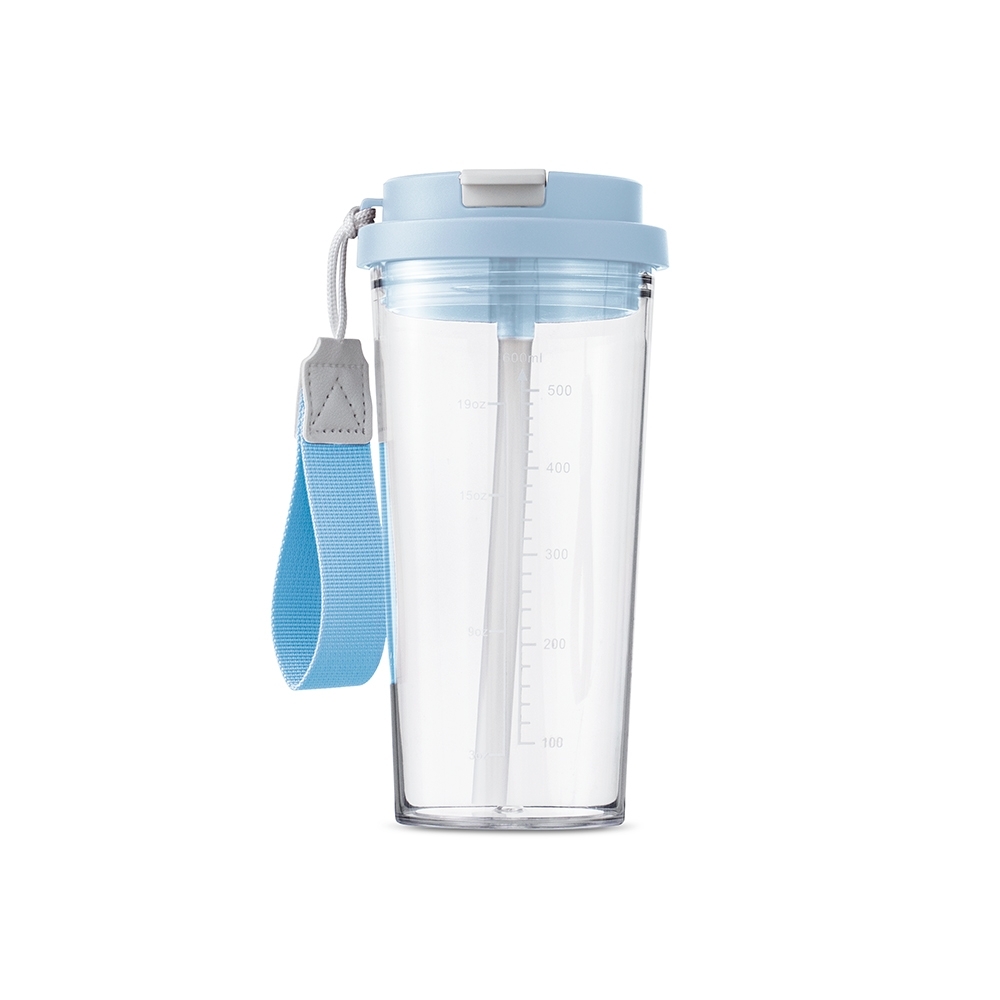 COPO PLÁSTICO 600ML SPX-02417A-AZC NA COR AZUL