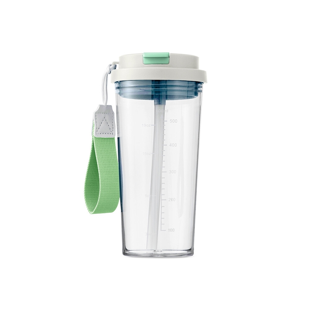 COPO PLÁSTICO 600ML SPX-02417A-VD NA COR VERDE