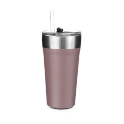 COPO TÉRMICO COM CANUDO 550ML SPX-P@18655-BRO NA COR BRONZE