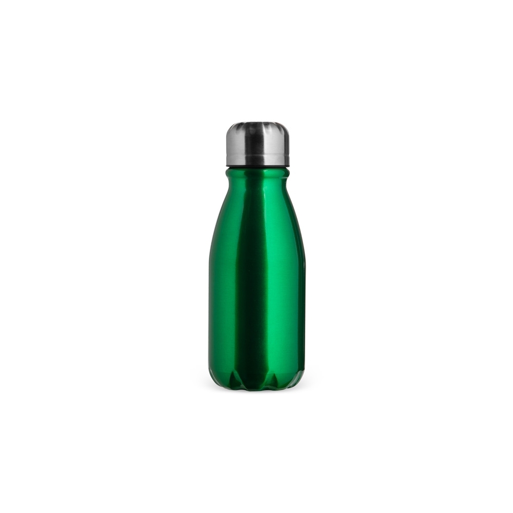 GARRAFA DE ALUMÍNIO 400ML SPX-09185-VD NA COR VERDE