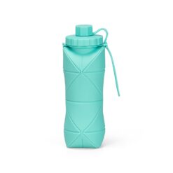 GARRAFA DOBRÁVEL SILICONE 600ML SPX-19170-TUR NA COR AZUL