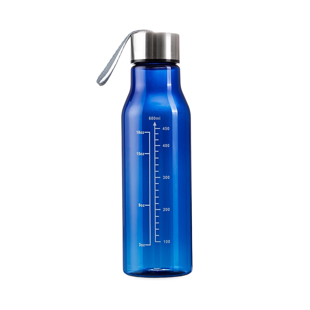 GARRAFA PLÁSTICA 615ML SPX-18695A-AZE NA COR AZUL