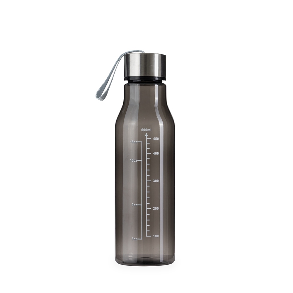 GARRAFA PLÁSTICA 615ML SPX-18695A-FUM NA COR PRETO