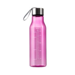 GARRAFA PLÁSTICA 615ML SPX-18695A-ROS NA COR ROSA