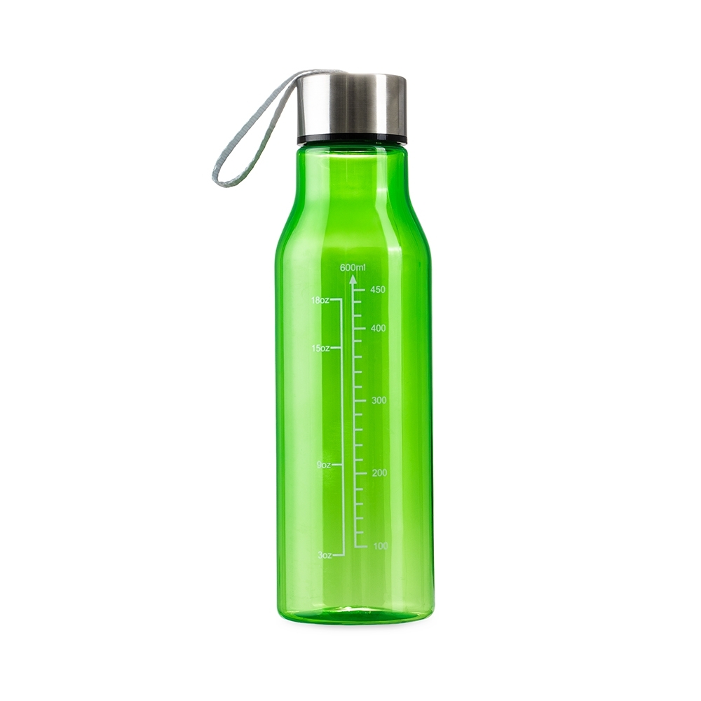 GARRAFA PLÁSTICA 615ML SPX-18695A-VD NA COR VERDE