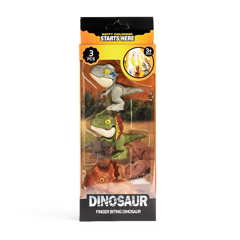 KIT DINOSSAUROS BRINQUEDO 3 PEÇAS SPX-P$BRINQ199-MIS NA COR COLORIDO