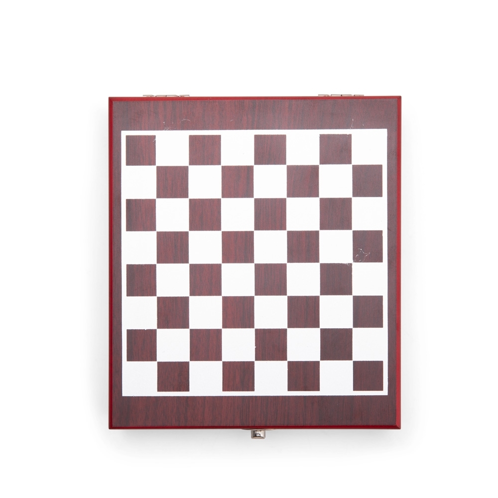 KIT VINHO XADREZ 4 PEÇAS SPX-19125-VIN NA COR VERMELHO