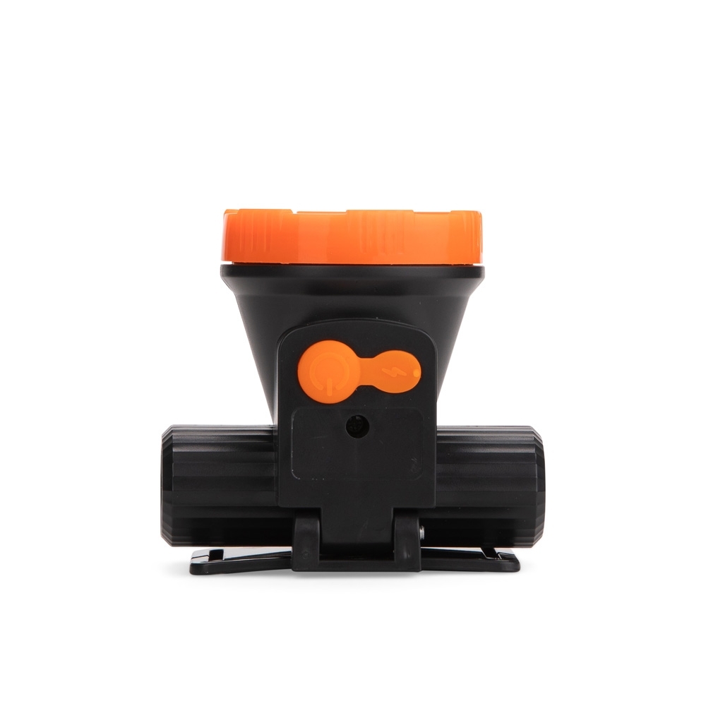 LANTERNA DE CABEÇA RECARREGÁVEL SPX-09251-PRE NA COR PRETO