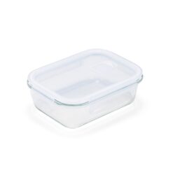 MARMITA VIDRO 600ML SPX-09206-TRA/BCO NA COR TRANSPARENTE