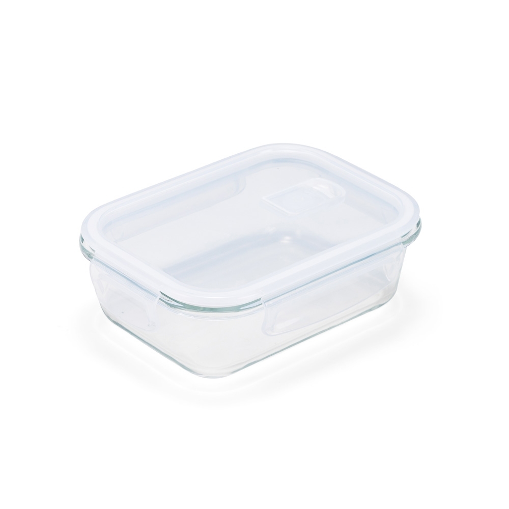 MARMITA VIDRO 600ML SPX-09206-TRA/BCO NA COR TRANSPARENTE