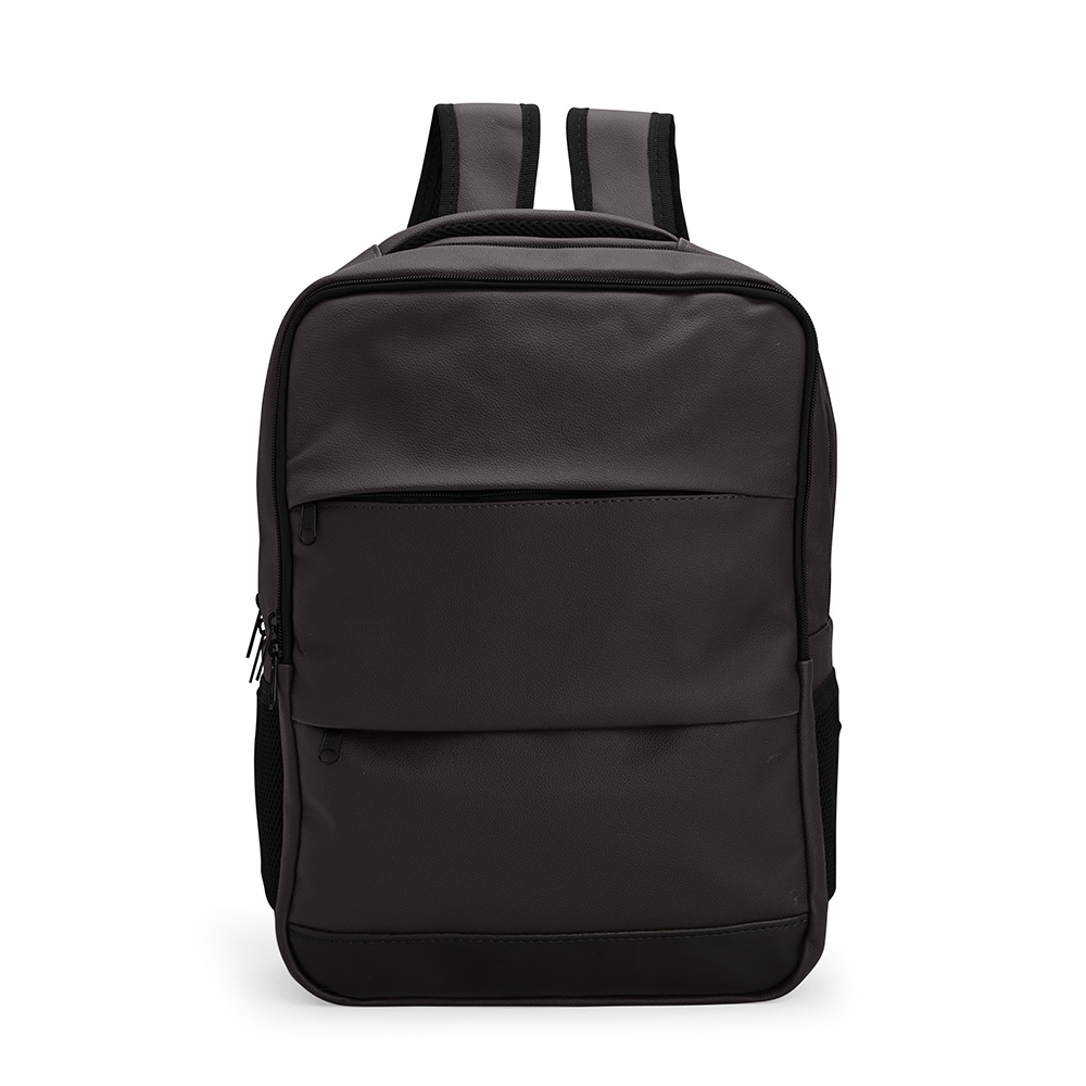 MOCHILA COURO SINTÉTICO 20L SPX-15386-MAR NA COR MARROM