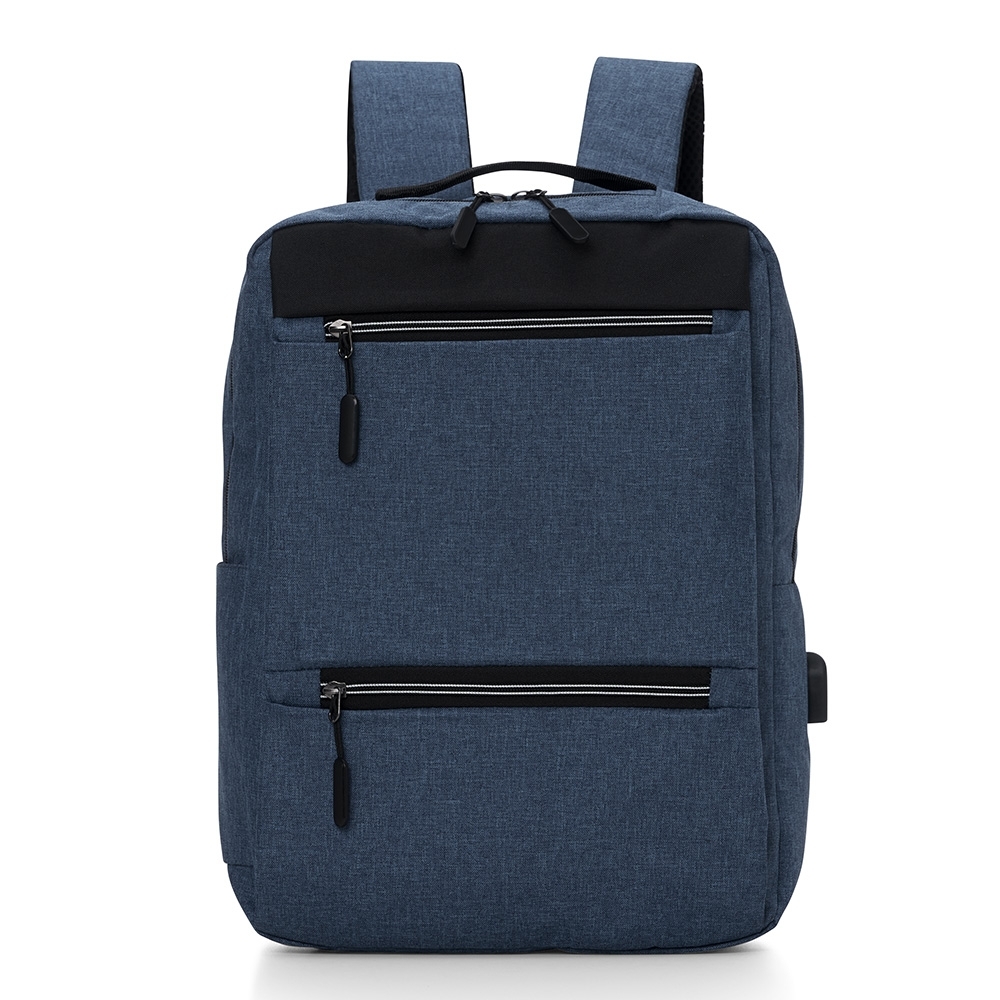 MOCHILA DE NYLON USB 20L SPX-01326-AZE NA COR AZUL