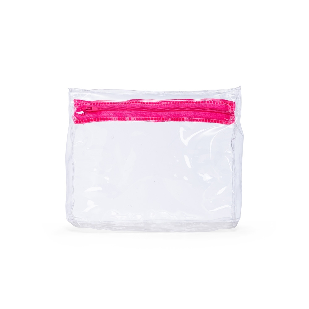 NÉCESSAIRE PVC SPX-15432-TRA/ROS NA COR TRANSPARENTE