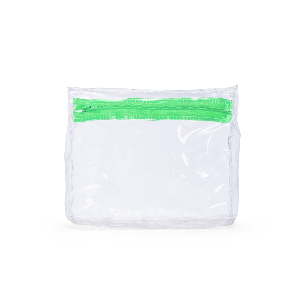 NÉCESSAIRE PVC SPX-15432-TRA/VD NA COR TRANSPARENTE