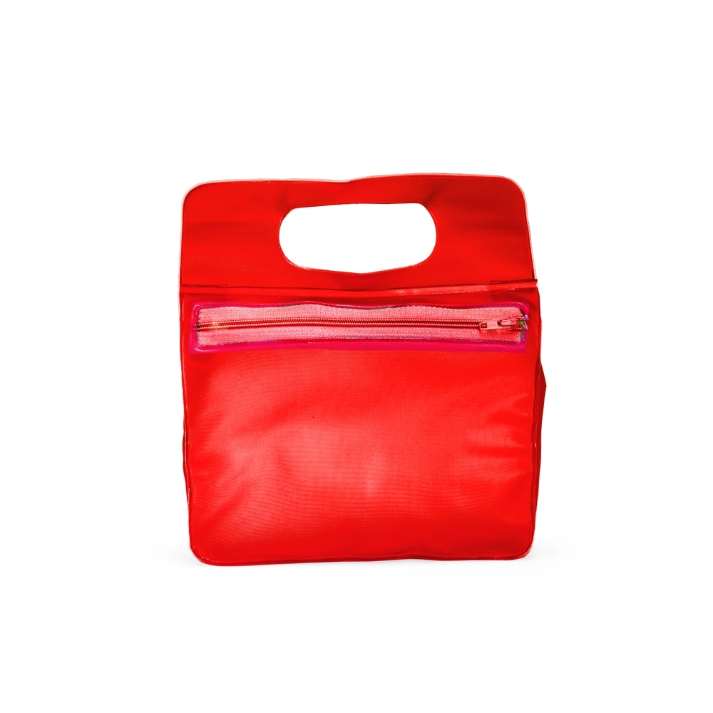NÉCESSAIRE PVC SPX-15433-VM NA COR VERMELHO