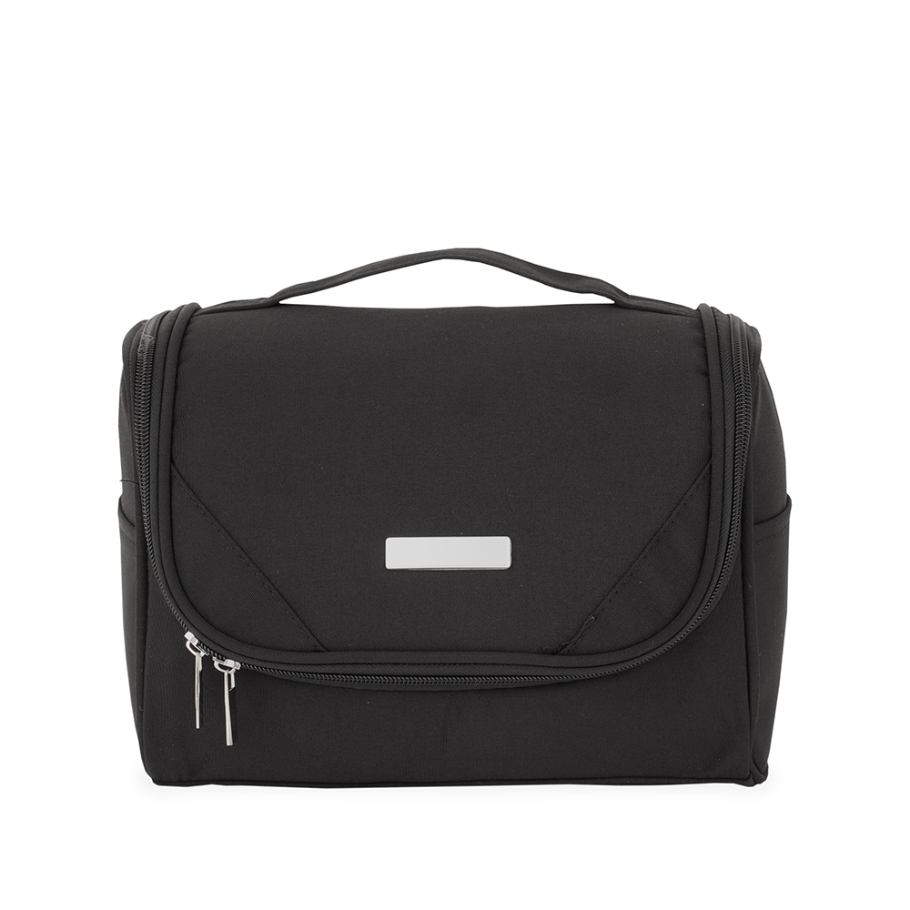 NÉCESSAIRE POLIÉSTER SPX-19075-PRE NA COR PRETO