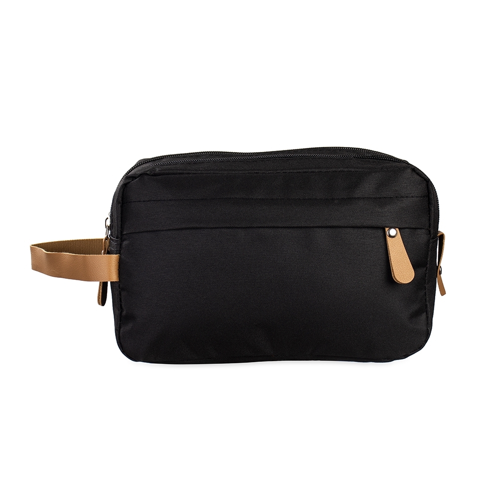 NÉCESSAIRE POLIÉSTER SPX-18753A-PRE NA COR PRETO