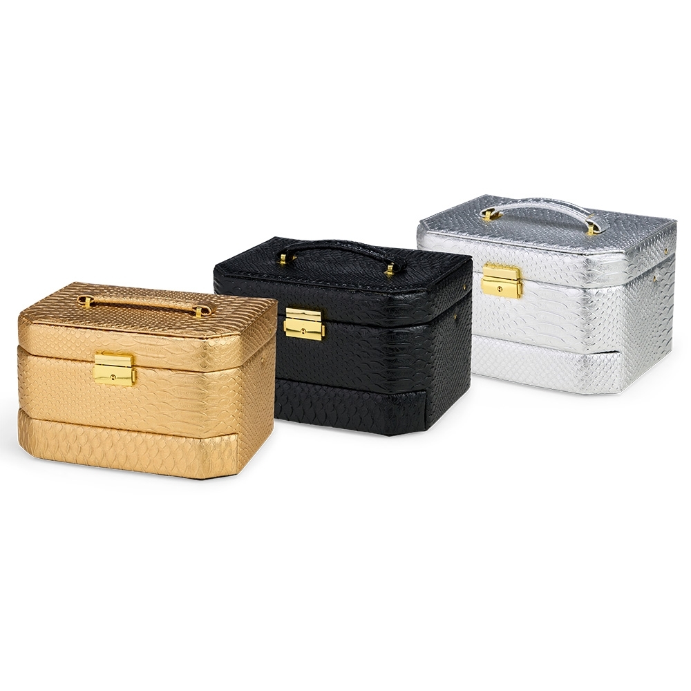 PORTA-JOIAS SPX-P$CX8918-MIS NA COR PRETO
