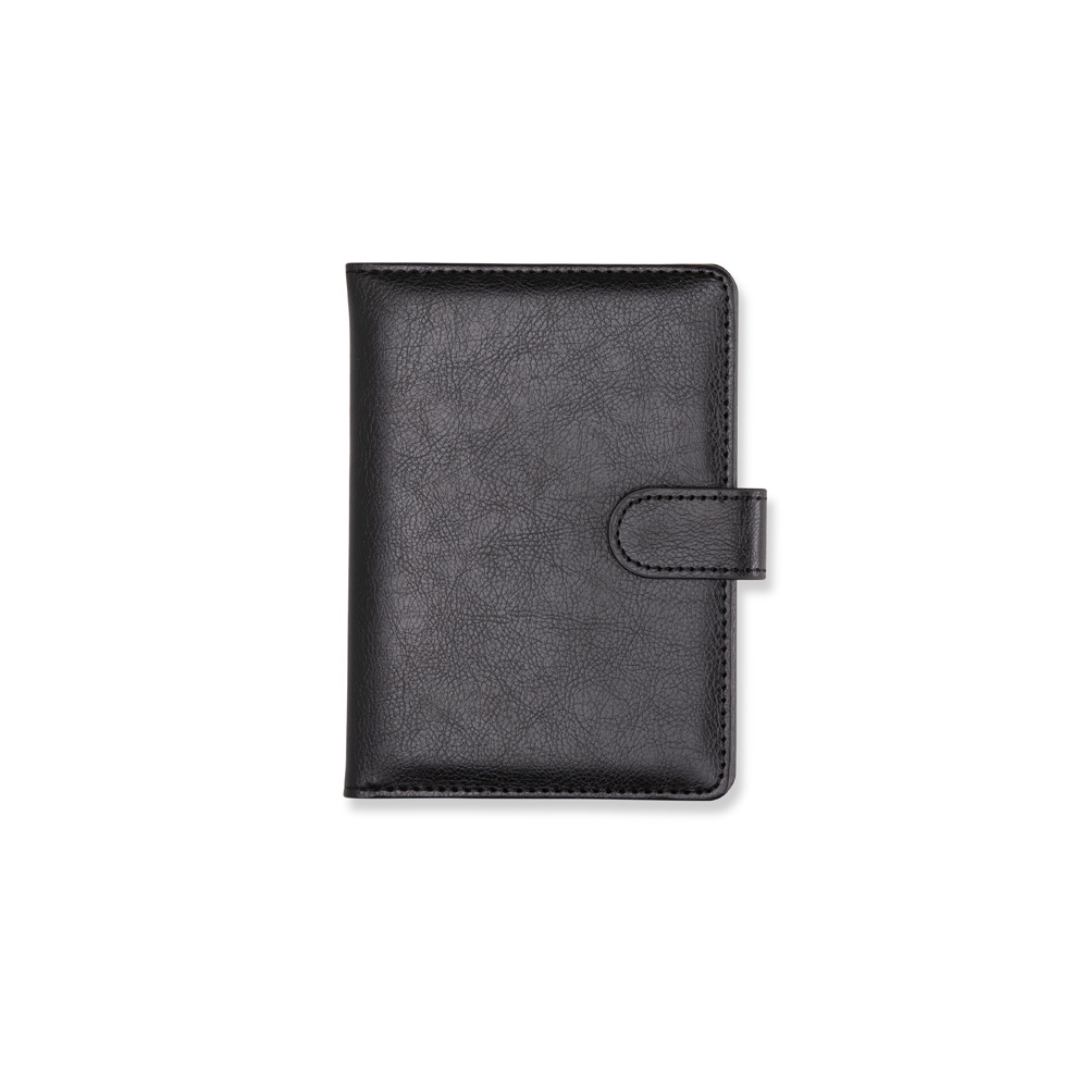 PORTA-PASSAPORTE PU SPX-19142-PRE NA COR PRETO