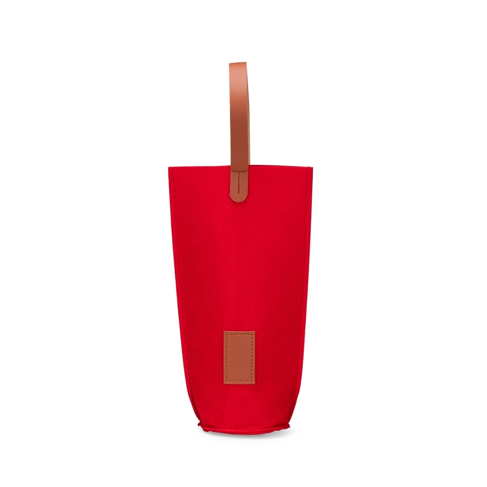 PORTA-VINHO FELTRO SPX-19130-VM NA COR VERMELHO