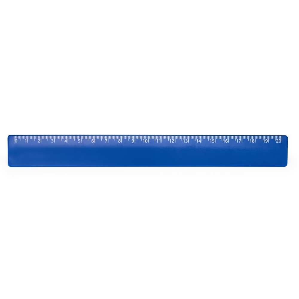 RÉGUA PLÁSTICA 20CM SPX-13724A-AZU NA COR AZUL